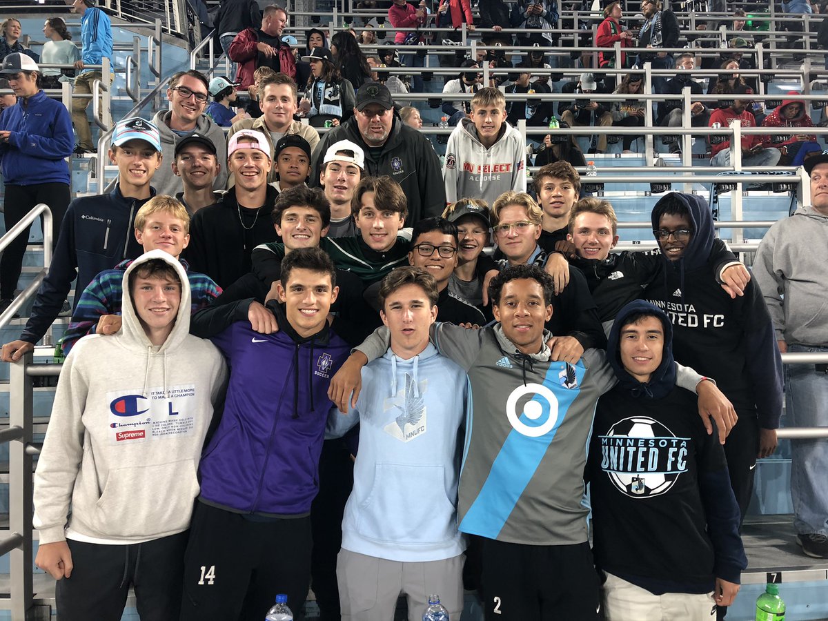 CDH Boys Soccer at the MInnesota United Game. #Raiderloons