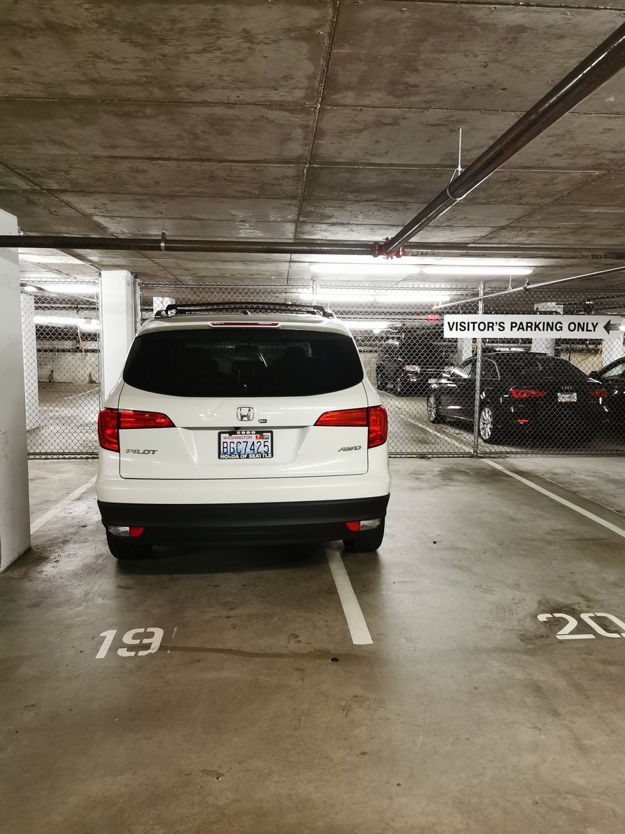 apollo13zx's tweet photo. This Washington guy has parked like this 3 days in a row, not welcomed! #yvr @baddriversDC @baddriversBC https://t.co/VyeiRJ4CsK