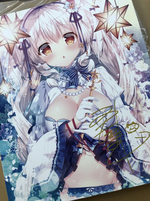 キャンバスアートにサイン入れしましたっ! 