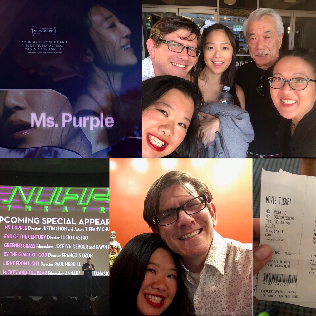 jozjozjoz's tweet photo. A #GoldOpen premiere for @justinchon’s film @MsPurpleFilm, w/ extraordinary performances by #TiffanyChu & #TeddyLee.
And a mini #DrKen @PostShowAndTell reunion w/ #DanaLee @SuzyNakamura @kristamarieyu @professoreric @jozjozjoz! (Missed you @kenjeong @AlbertTsai!) https://t.co/nQRKt37S6s