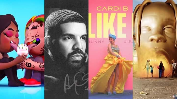 johnPaulHit5's tweet photo. The highest selling/certified songs in the US released in 2018: 
1. FEFE - 8x Platinum 
1. God’s Plan - 8x Platinum
2. I Like It - 7x Platinum 
2. SICKOMODE - 7x Platinum

Its funny fefe didn't go no.1!!!😑😑😑😑

#NickiMinaj https://t.co/FXiYuJFTFH