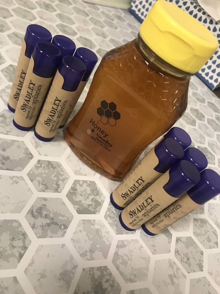 🐝🐝🐝My bee guy helps me stay healthy throughout the year! Allergies begone!!! #homemade #chapstick #vanilla #peppermint #localhoney #honey #supportlocal #apiary #swadleyapiary #marshalltexas #marshalltx #smallbusiness #savethebees 🐝🐝🐝