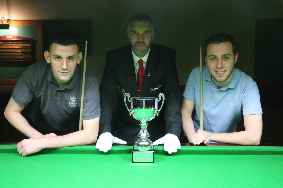 WEBSF_UK's tweet photo. 🏆 FINALS | After a long day of action here at @JestersSnooker in Swindon, it's time for our finals at the 2019 West of England Snooker Open.

Main event ➡ James Lee v Mark Lloyd

Plate event ➡ Anthony Rice v Liam Davies https://t.co/vaCFsiqy73