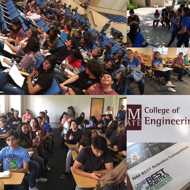 ERVGAR's tweet photo. @nwechstech at the BEST Robotics Kick Off. Thanks #bestrobotics and @nmsu_engr for this opportunity. @northwestechs @canutilloisd #districtofinnovation #cisdcte https://t.co/j3z6uX3fUg https://t.co/GyKuFTbipu
