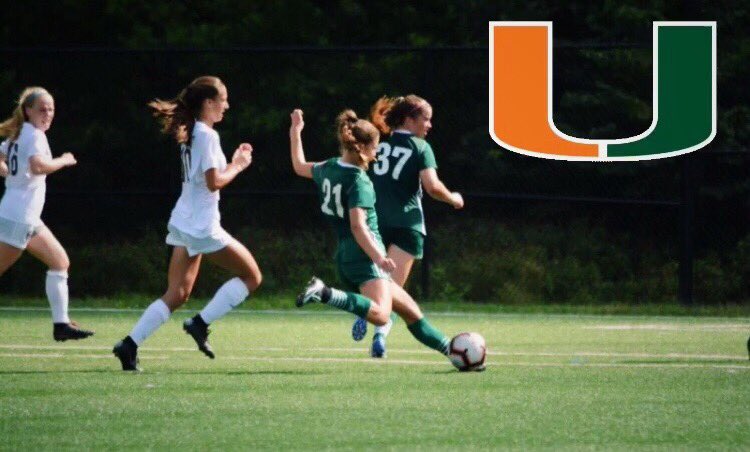 laurenmeeks21's tweet photo. excited to announce that I've verbally committed to play d1 soccer at the University of Miami!! Thank you to my family, coaches, teammates and everyone who has been there for me throughout this process! Can't wait to be a hurricane! #itsallaboutthe🙌 https://t.co/RmszU39RWj