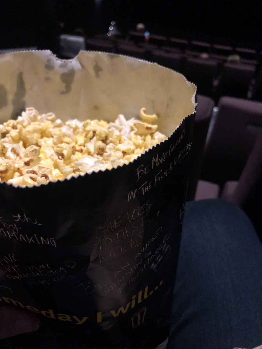 wendyzajack's tweet photo. One of the best parts of film fests โ popcorn for dinner :) @TIFF_NET #noshame #withbutter https://t.co/OlQxu0F5Uv