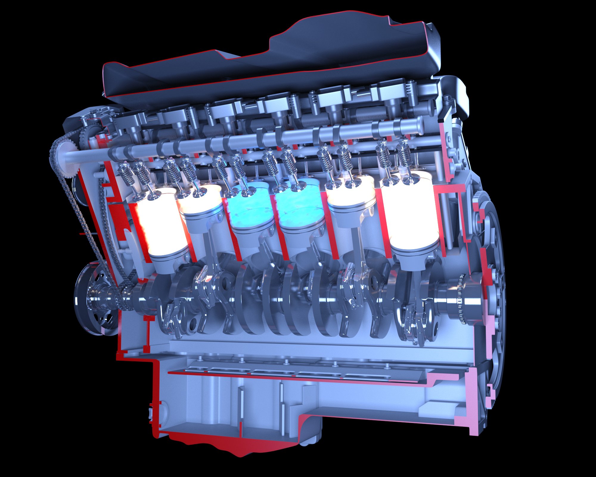 V8 Engine 3D Models – 3D Horse