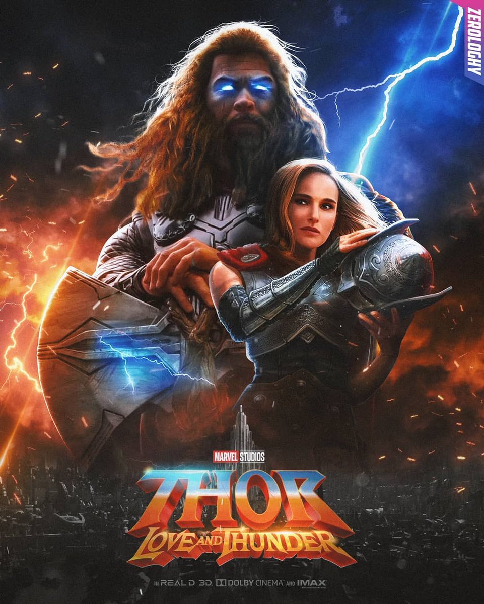 CoastalHMedia's tweet photo. ‘Thor: Love And Thunder’ 
(https://t.co/9GxvRJCPYo) #thorloveandthunder #FanArt #NataliePortman #ChrisHemsworth #thor #MCU 

Art by Zerologhy https://t.co/GhWJtAcmKY