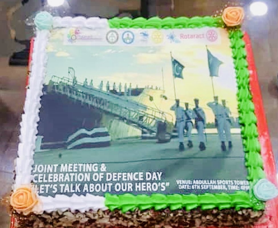 SahilBughio's tweet photo. Rotaract Clubof HydGalaxy, RAC ClubJamshoro RAC ClubQasimabad
Celebrated Defense day in order to pay tribute to our national Hero's
Everybody talked about his/her heroes on this great occasion
#RotaractCreateimpact
#RID3271 @RotaractGalaxy @RotaractPak @RotaryRassin @Rotary https://t.co/2VY6bPxgjq