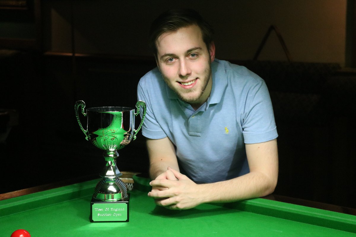 WEBSF_UK's tweet photo. 🏆 CHAMPION 🏆

Congratulations to Mark Lloyd who defeated James Lee in the final to become the 2019 West of England Snooker Open Champion.

Full report to come tomorrow. https://t.co/f9OZ7K9cVC