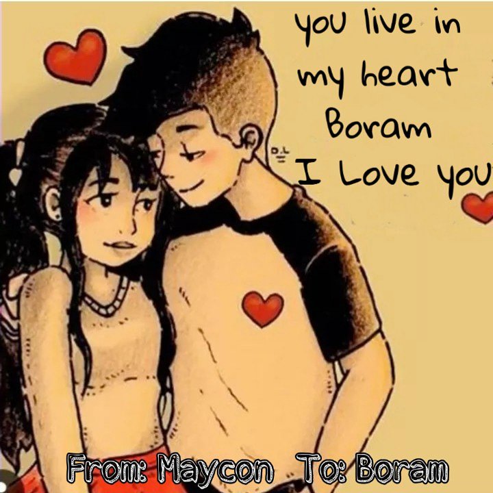 Maycon_2018's tweet photo. you live inside my heart my eternal and great love ❤ 

From: Maycon  💌 To: @BoRam_0322 https://t.co/X10SwLBO6d