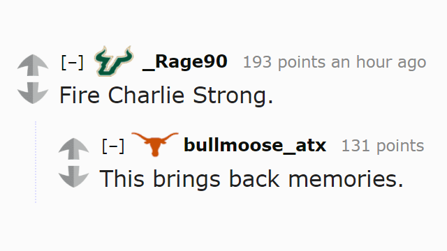 RedditCFB's tweet photo. Timely for some, throwback for others... #USFvsGT https://t.co/pHwwFlnD1u
