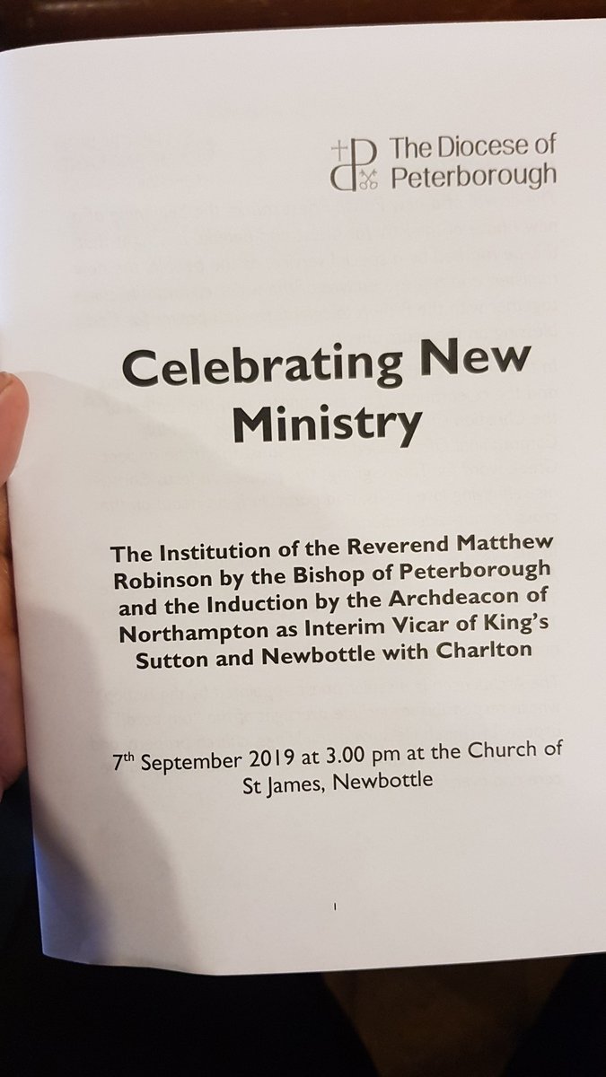 The beginning of  Fr Matthew's new ministry