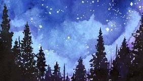 GetMuseKits's tweet image. A pristine nightscape silhouette by Jessica Durrant

Simplicity of dusky glow is ideal to test techniques of alcohol ink @MarabuCreative Swirl &amp;amp; twirl an indigo sky dotted with #RainbowInk shimmer. Experience new artful expression @SmartArtBox ow.ly/S1AK30pn4uJ