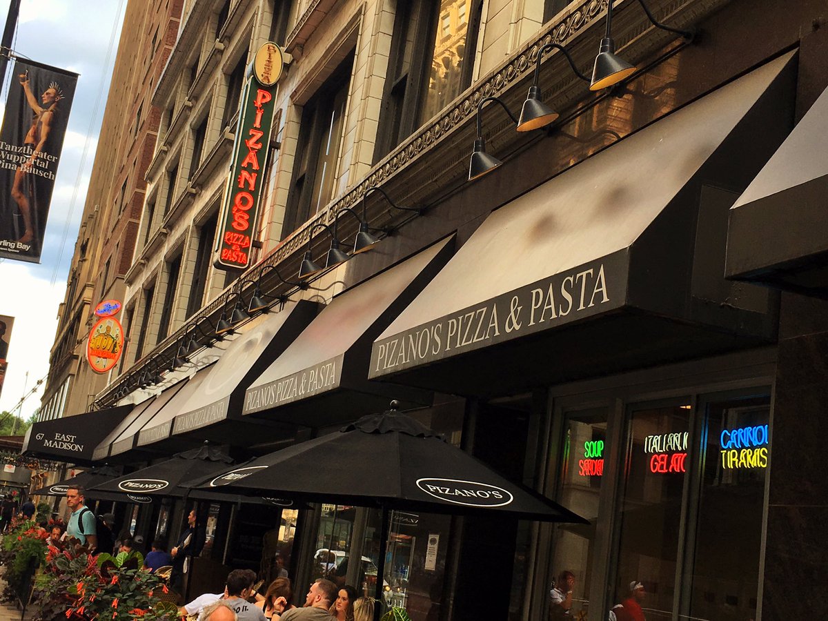 dsikkink's tweet photo. Went to dinner in Chi-town and wound up making a new best friend. @PLenkov We found a new character for #hawaiifive0 and #MPI. Tell @LarryManetti we met Frank’s right hand man, #TheChach. #pizanospizza #honolulu2chicago https://t.co/8PuEXm1xB3