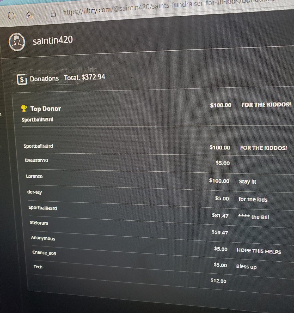 Xx_Saint420_xX's tweet photo. So speechless thank you all me and @RidiKyool1 appreciate this more then u guys know! @StarlightUS 

#SupportSmallStreamers #smallstreamersconnect #SmallStreamersCommunity #letsgoo #livestream #RETWEET #LEAKYSQUADFORLIFE #SATANSARMY https://t.co/adTvDDek4u