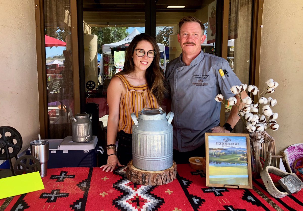 WickenburgRanch's tweet photo. Did you get a chance to stop by the Wickenburg Community Center where Chef Jon &amp; Morgan we’re serving up cilantro cucumber margaritas &amp; exotic guacamole? #muchocaliente #salsadeseptiembre #Wickenburg #Margarita https://t.co/9Q03PZnwtI