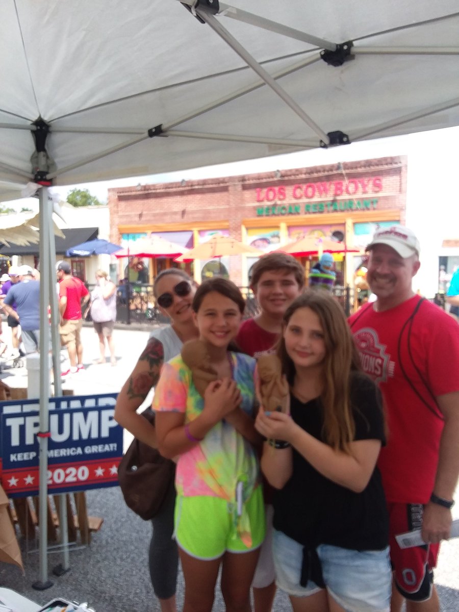 WGRTL's tweet photo. WGRTL and Carroll County GA  GOP delivering God's message of Life during Villa Ricas GA Gold Rush function!
#SaveTheOne 
#AllLivesMattter 
#BackTheBlue https://t.co/2woGftII1m