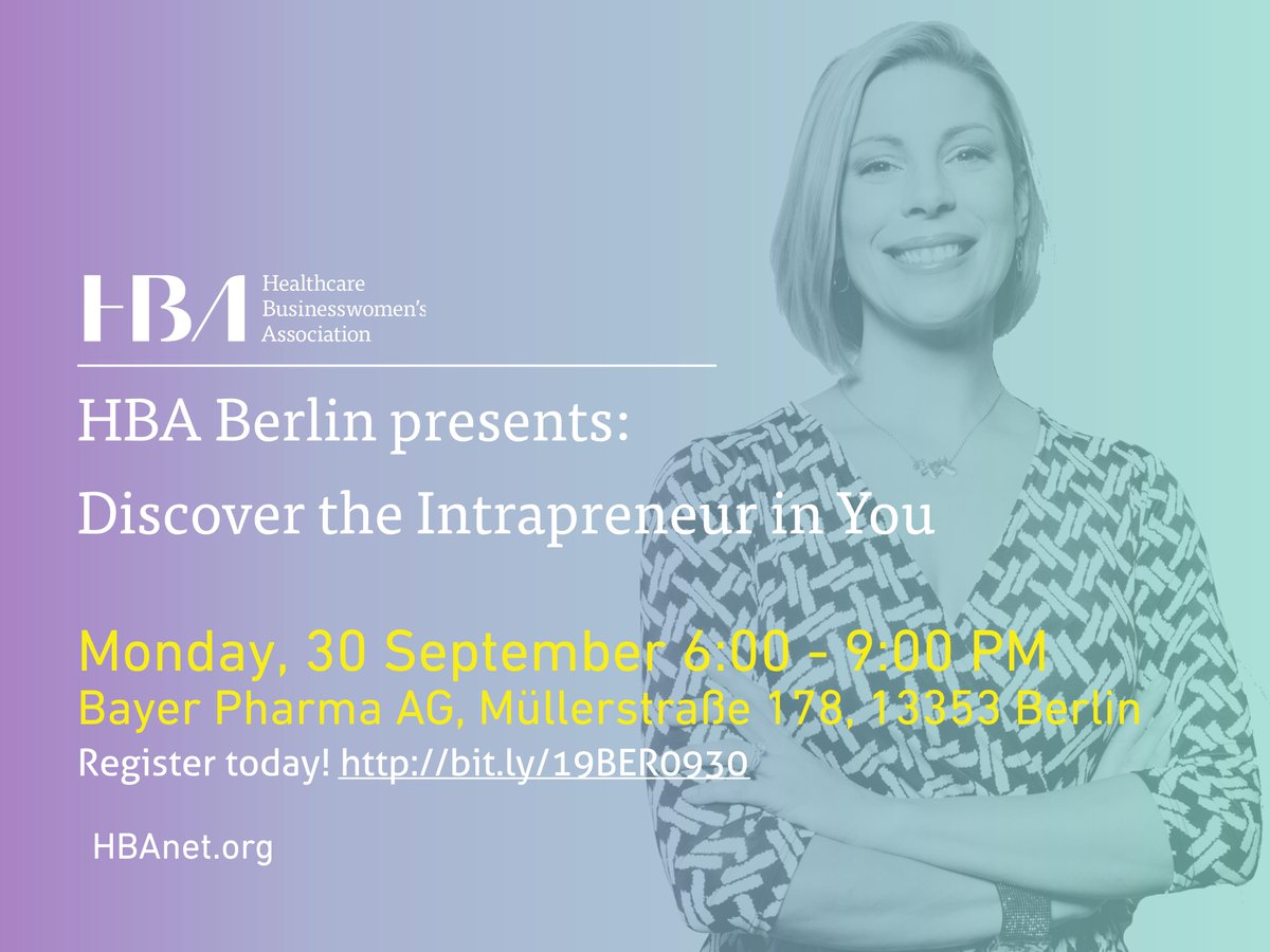 In großen Unternehmen unternehmerisch handeln - geht das?🤔 
In unserer #HBA Veranstaltung „DISCOVER THE #INTRAPRENEUR💡 IN YOU!” diskutieren wir, was es mit dem #buzzword auf sich hat &amp; hören spannende Redner wie <a href="/VanessaLemarie/">Vanessa Lemarié</a>
Registriert euch unter bit.ly/19BER0930