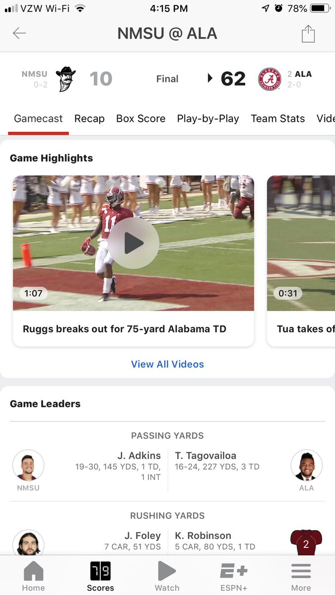 MuellsB's tweet photo. very proud of NMSU covering the spread against Alabama. https://t.co/fA2Y2CZk6w