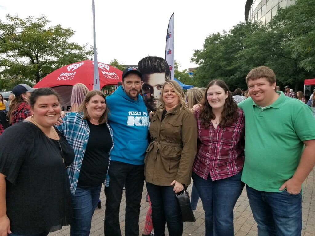 So excited!!! #K102ThomasRhett