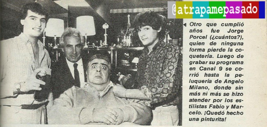 atrapamepasado's tweet photo. #Hoy hubiese cumplido 83 años #JorgePorcel. Lo recordamos en su momento de mayor éxito, con esta escueta publicación de #TVGuía en septiembre #de1987, en la sección "Rumores, secretos, chimentos, novedades...", casualmente en alusión al día de su cumpleaños. https://t.co/FAkC8MoxHH