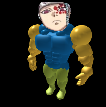 Muscular roblox character