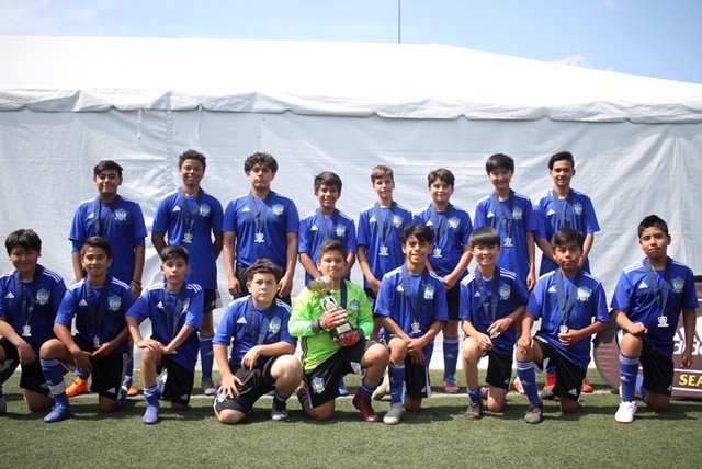 SeattleStarsFC's tweet photo. After a long summer of practice and preparing, the Seattle Stars FC Boys U14 won their game opener today- Congratulations! https://t.co/vymfjcMFUv