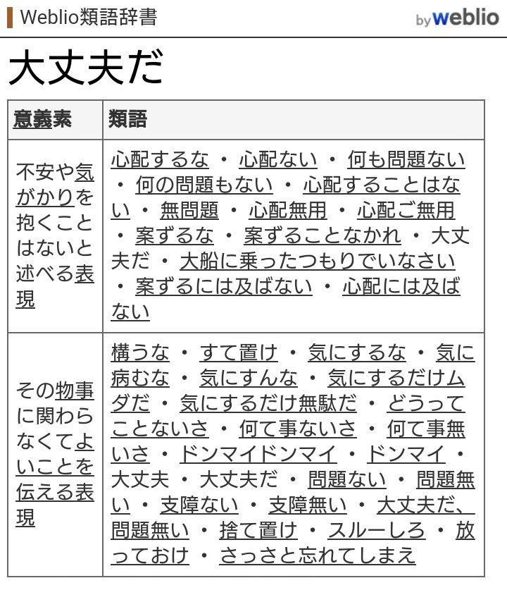 落ち込んだ時は 類語辞典 のこのページを見ると効果的らしいｗｗ えのげ