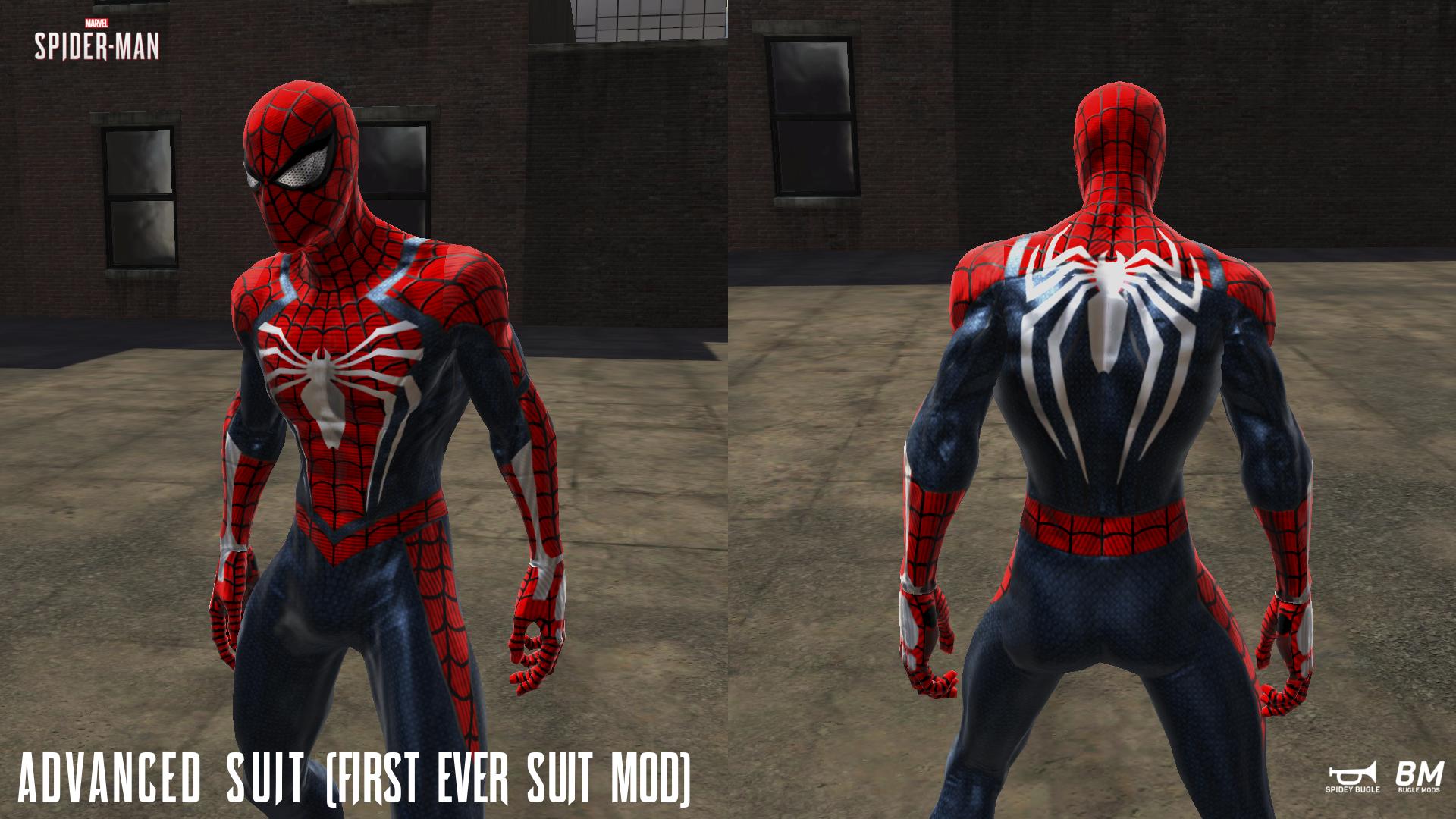 Advanced Red & Black Suit [Spider-Man: Web of Shadows] [Mods]