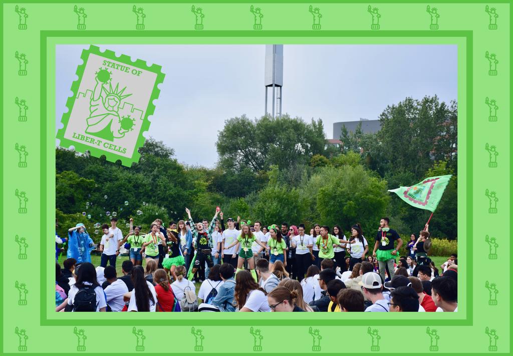 SCIOrientation's tweet image. Where are we? In New York! What's up Statue of Liber-T Cells?