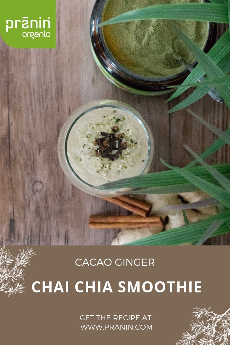 Who doesn't love chai spices?! 

Our Chai Chia Smoothie is a delicious treat for any season, and is filled with spices ginger, cinnamon, and cardamom, and healthy fats &amp; protein from hemp seeds and avocado.

Get the recipe: bit.ly/2Jpm5Z1

#smoothie #plantbased #healthy