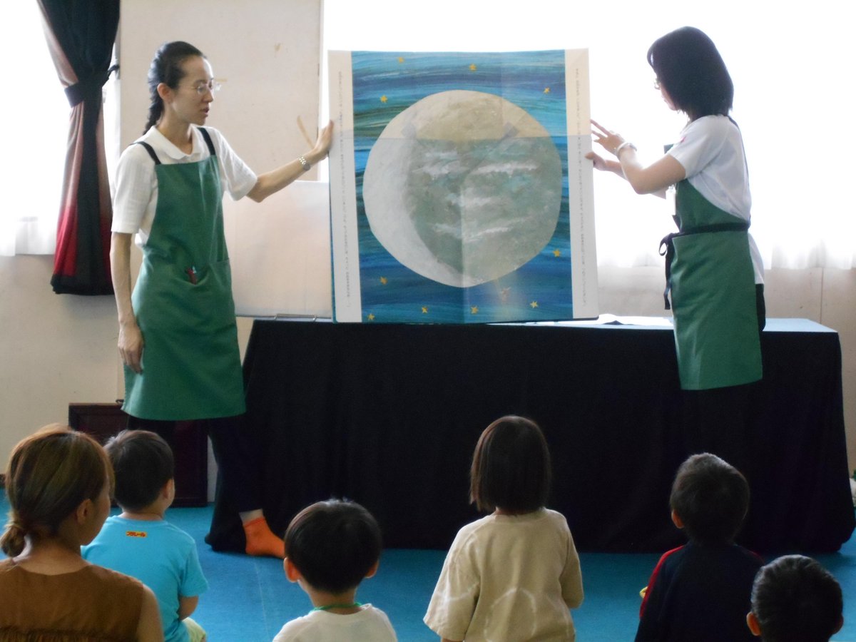 東分室】第37回子どもフェステバルでおはなし会をしました。 読んだ 