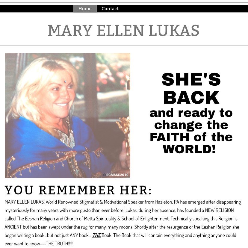EeshanChurch's tweet photo. #MaryEllenLukas to release book after disappearing from the public eye for more than a decade #SPIRITUAL #LGBT #love #faith #jesus https://t.co/O1YJUe0XOe