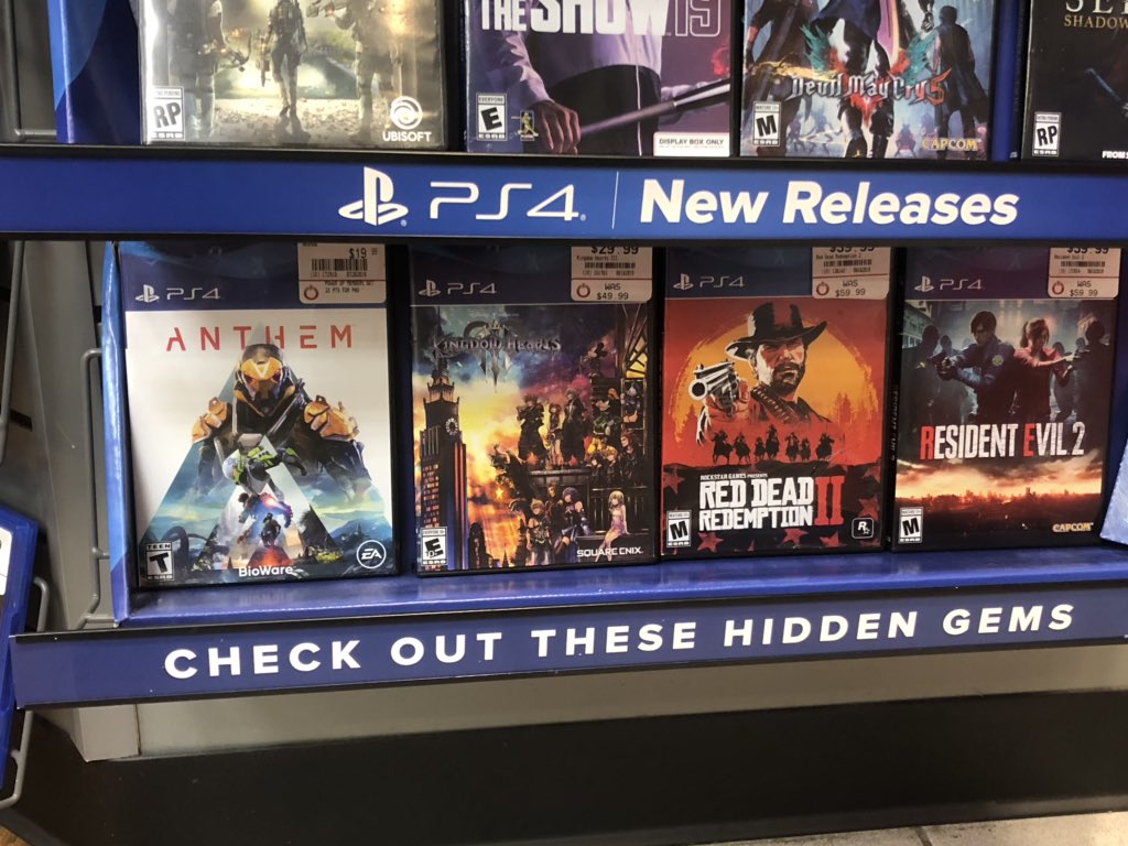 Crea Bronito on "@Anthemuniverse @Oh_Gaz @BinaryNumb Man I hope so...😁. Game Stop calls Anthem a hidden gem. 😏. Not sure “hidden” or “gem” accurately the game currently. But I