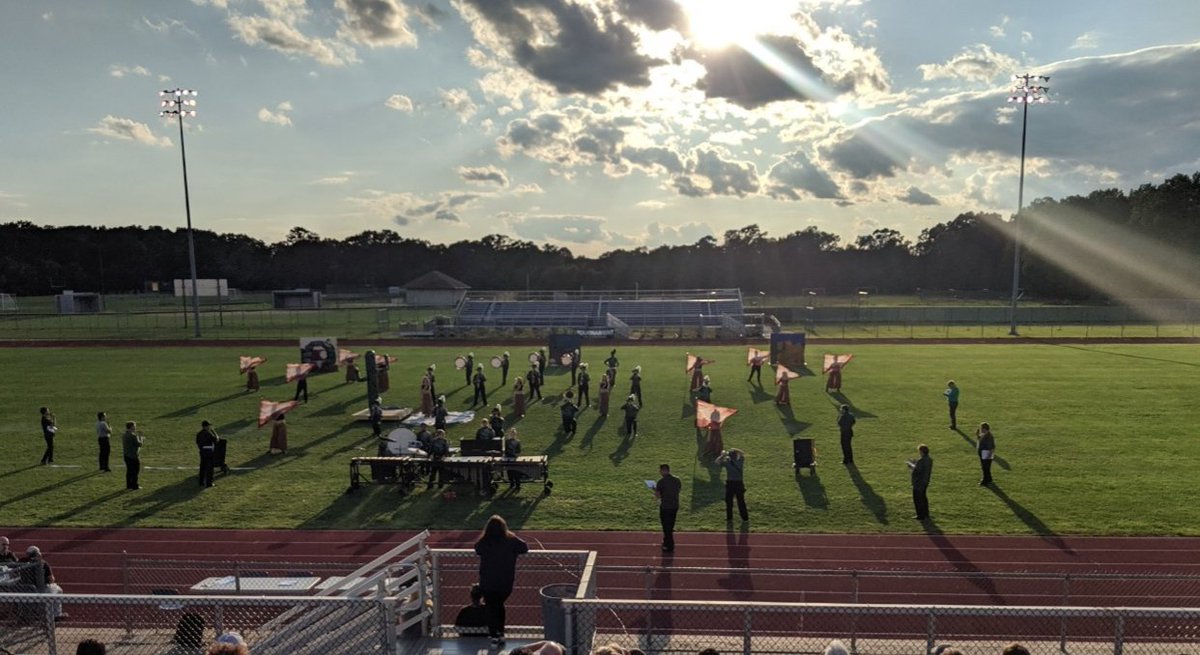 The Marching Hornets opened their 2019 season tonight. The Hornets scored a 72.5 and took home the 1st place trophy.
