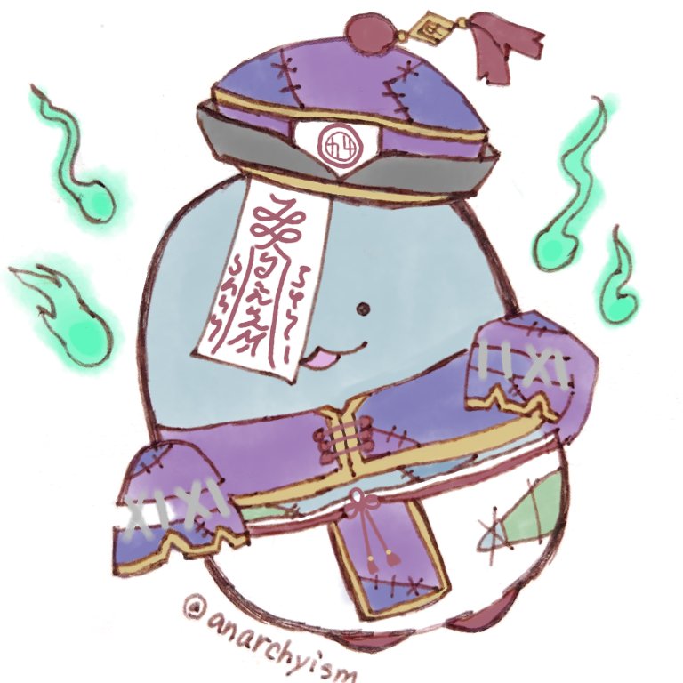 てあ En Twitter 絵は描きたいけどネタが思いつかないので ポケコロでお気に入りのアバター つぎはぎキョンシーワンピ をとかげちゃんに着せてみることにしました すみっコぐらし