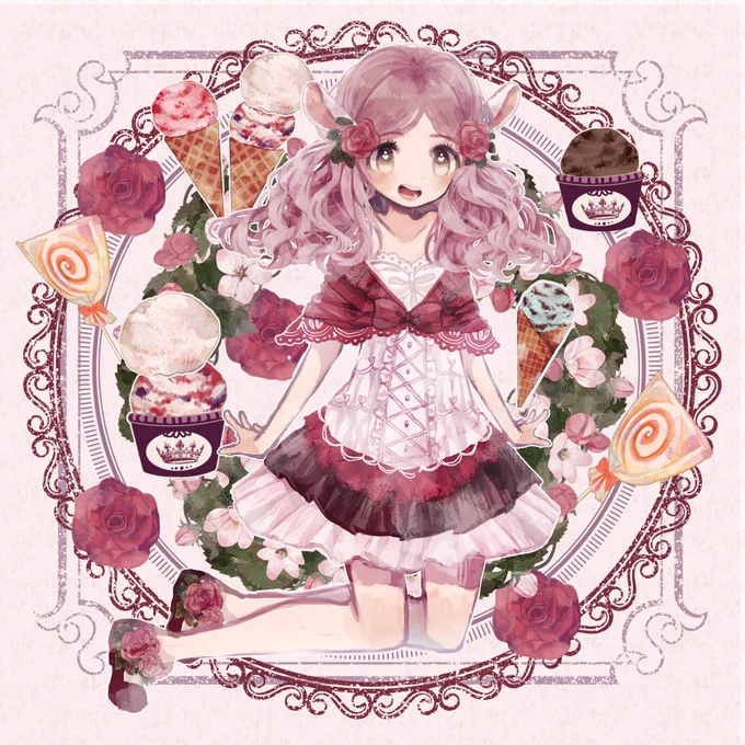 ?アイス屋さんのケモミミ少女シリーズ? 
