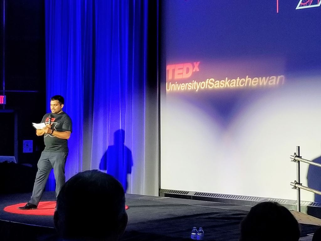 namartakochar's tweet photo. Inspiring day at TEDx USask with amazing speakers sharing big ideas on topics of health, education, environment and community!  Truly a day of “Building Bridges”, this year’s TEDx USask theme.
#TEDxUSask2019 #building bridges #usask https://t.co/wpraHnqUCe