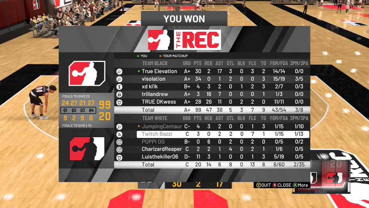 TrueeElevation's tweet photo. Considering our 1st game of The Rec in #2k20 a Success! 
What do you think?🤔

(2-way Slashing Playmaker)

#2k20news #2k20leaks #2k20cover #2k20demo #2k20 #2k2018 #2kCommunity @Big_Brudda_PURP @WalkOnWarriors https://t.co/kwPuXweUFo