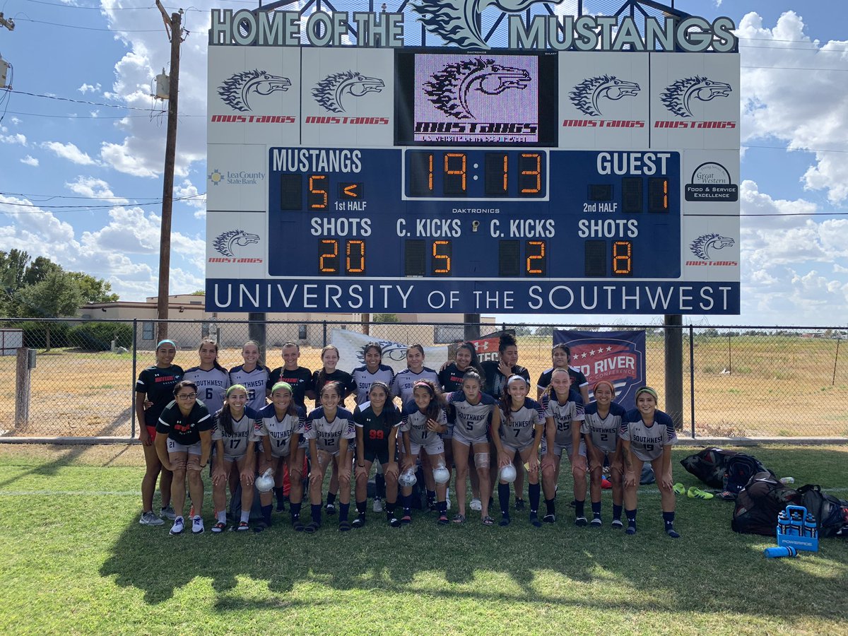 A N O T H E R  W!🔥🔥

As we faced Sul Ross State today!

Goals from: ⚽️⚽️⚽️⚽️⚽️
Karla Parra - 2
Priscilla Garcia - 1
Adrianna Orwig - 1 
Corrina Ortiz - 1

N E X T  U P, UTPB🤫😉