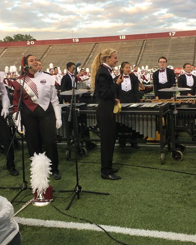 Our #percussionfeature this year is a fresh take on long time UMMB favorite, Oye Tu Conga, featuring pit senior Cecily Mills slaying on lead vocals 💃🎶🔥