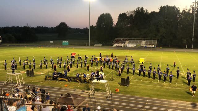MchsbandB's tweet photo. Maroon Classic - 2nd place in Class 4A, Rob Gower Memorial Best Soloist Award and Reserve Grand Champions!! Great job Marching Marshals!! #marchingmarshals2019 https://t.co/7TrZfHu2tK