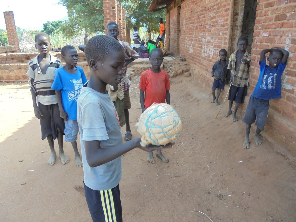 ALohitai's tweet photo. One of children rights is right to education but most children in some villages are struggling with limited education facilities like classrooms, no uniforms, books, footballs among others. We call up the government to focus on children beyond the towns. Taken from South Sudan. https://t.co/1xFTB9SnSG