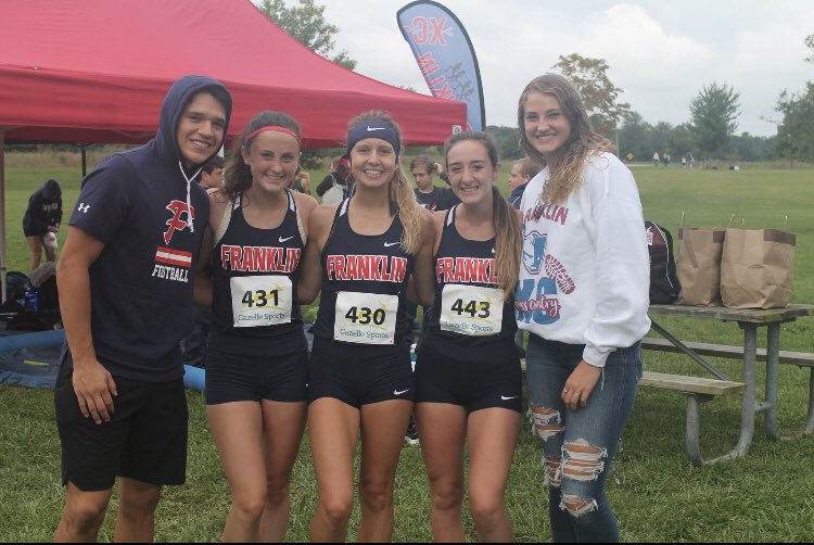 fhstrack's tweet photo. Great to see a couple of track teammates come out to support our XC runners today! @CoachMoran31 @GirlsTrackFHS https://t.co/PDyeM2XlNl