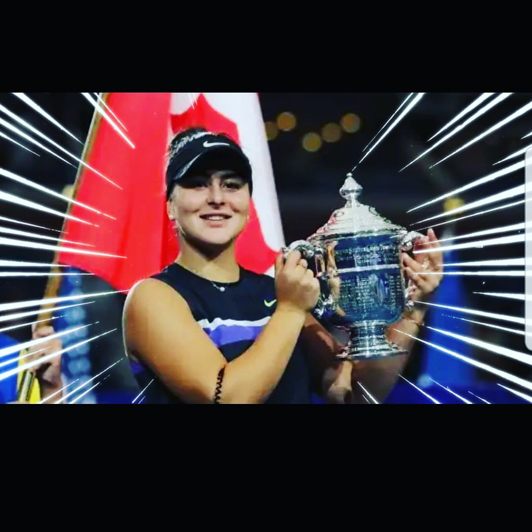 #congratulationsbianca #USOpen #WINNER #SheTheChampion #SheTheNorth 🎉🥇🏆❤🇨🇦🎊