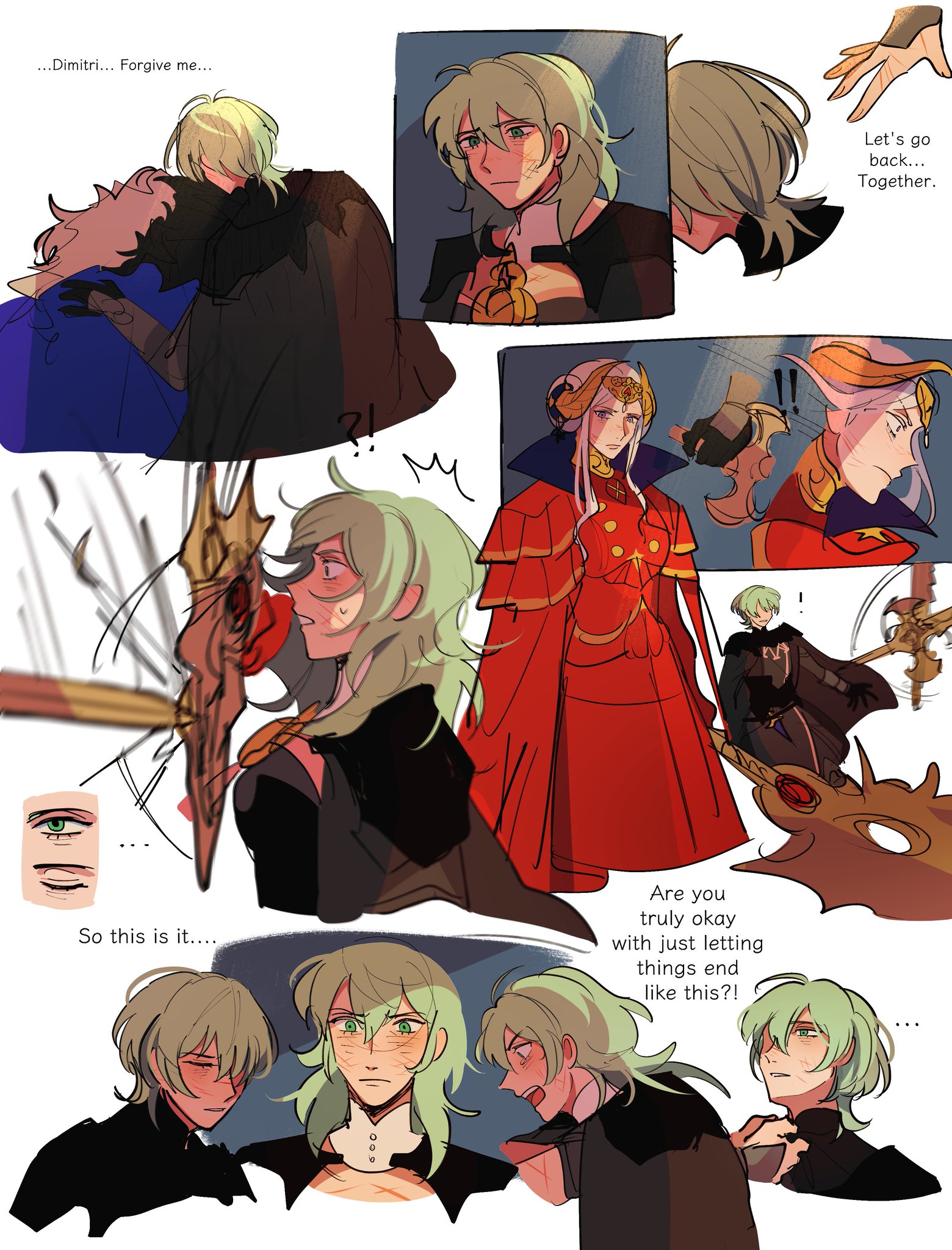 無名氏段 風花雪月 Fe3h Fe風花雪月艾黛爾賈特帝彌托利庫羅德級長大多是紅藍姊弟的回合少有勸架的金鹿三位級長也一起放裡面綜合集中處東西多下收