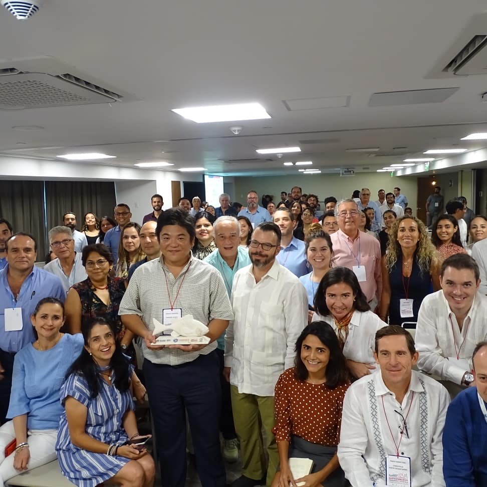 Comepesca's tweet photo. ¡Agradecemos a todos los participantes de la 1a Edición del Summit Latinoamericano por la Sustentabilidad Pesquera y Acuícola (#SLSPA) celebrado en Mérida, México!
Nos vemos el próximo año en un país de #Latinoamérica. https://t.co/h4HkFYEsTa