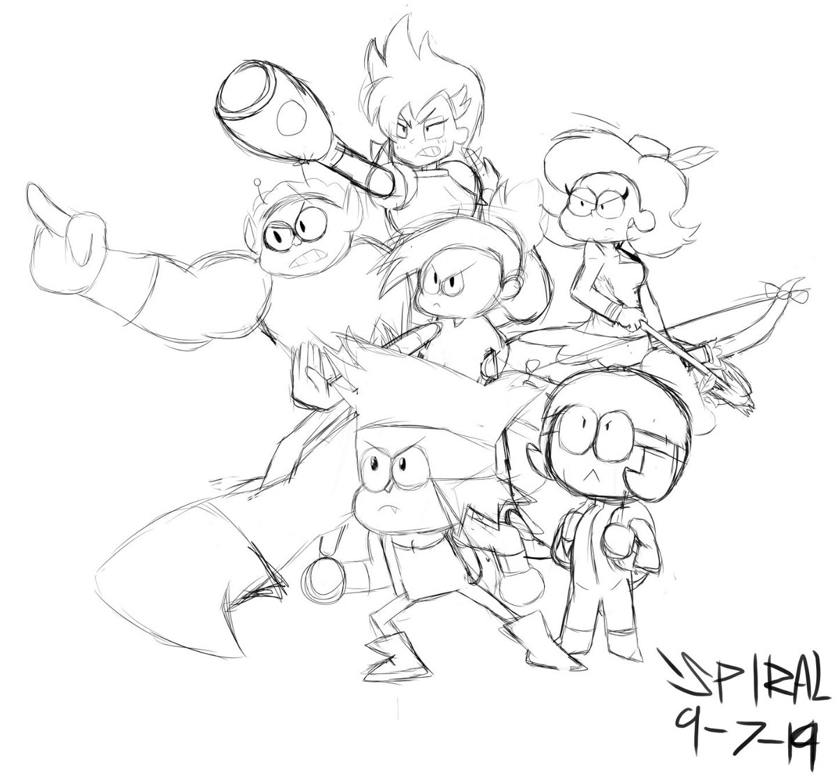 Spiral_Senshi's tweet photo. Really gonna miss these clowns
.
#okkoletsbeheroes #okko #ko #rad #radicles #enid #dendy #redaction #elodie #cartoonnetwork #itsonlymagic #thankyouforwatchingtheshow #sketch #ArtistOnTwitter https://t.co/AhpsPHUidP