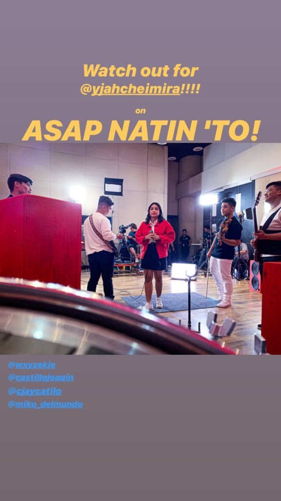 StringlessBand's tweet photo. Buksan niyo mga TV niyo. Supportahan natin ang aming @yjahcheimira !! https://t.co/G3UszrmIy3